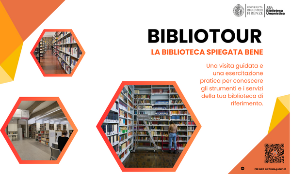 Bibliotour. Visite guidate con esercitazioni pratiche in Biblioteca di Lettere